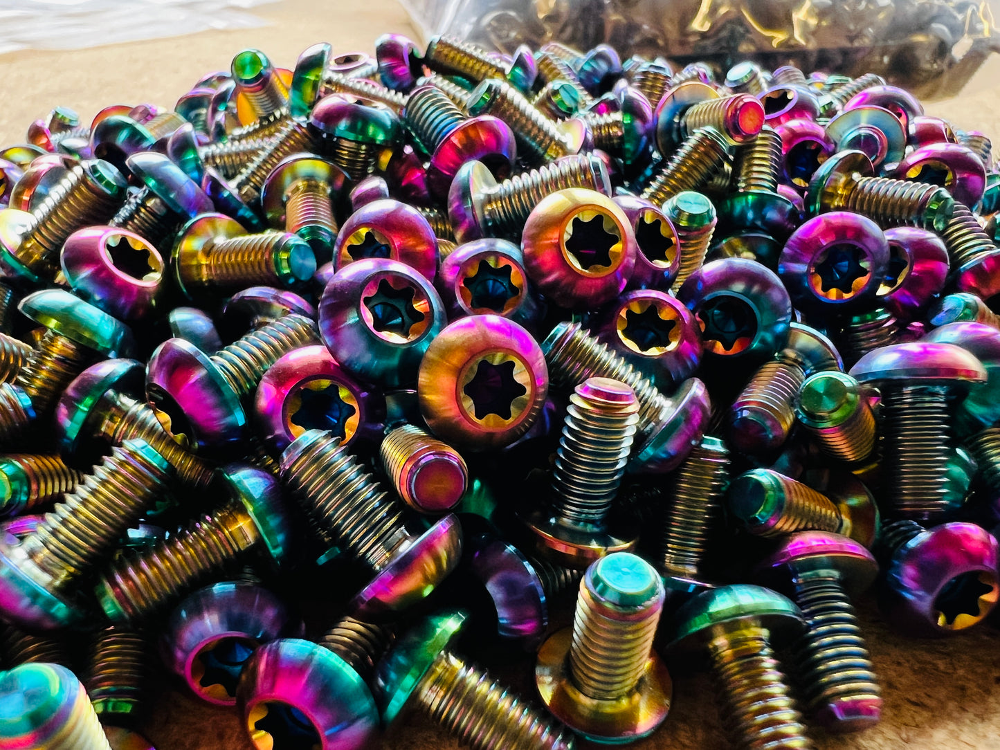 Titanium Rotor Bolts - 12 Pack