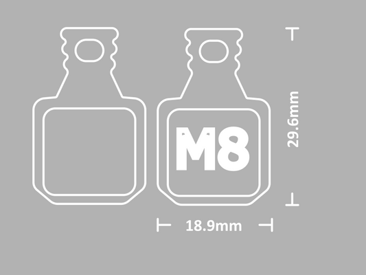 Magura MT5/7 - 4 pads pin type Toploader Disc Pads - Twin Pack