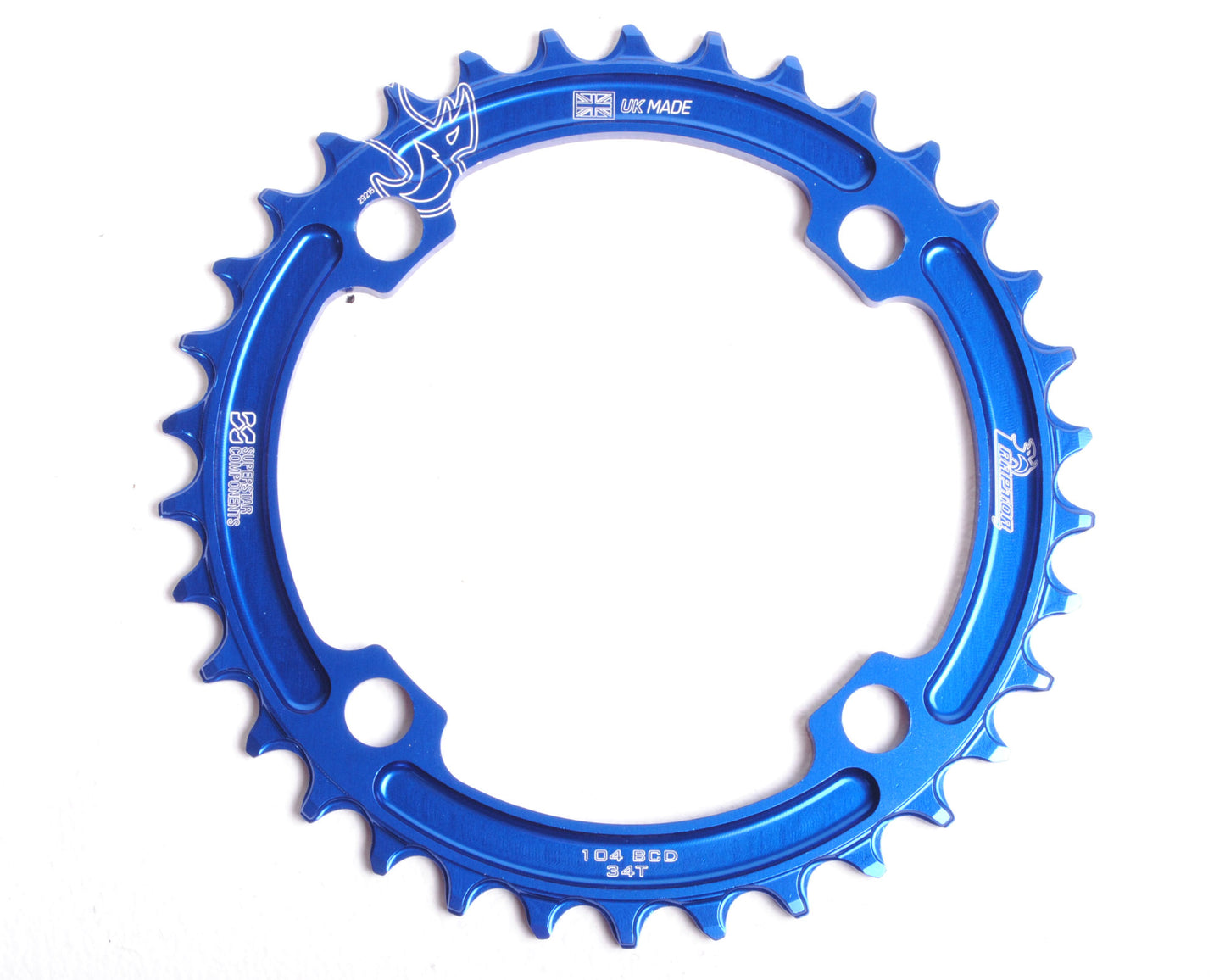 104BCD Raptor Chainring - UK MADE