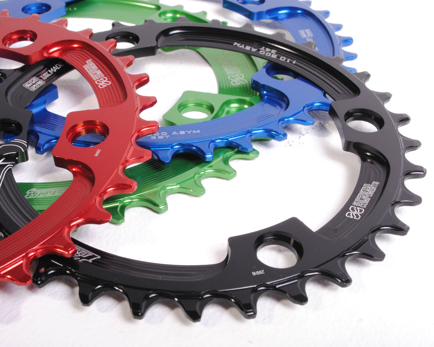 110ASYM Raptor Chainring - UK MADE