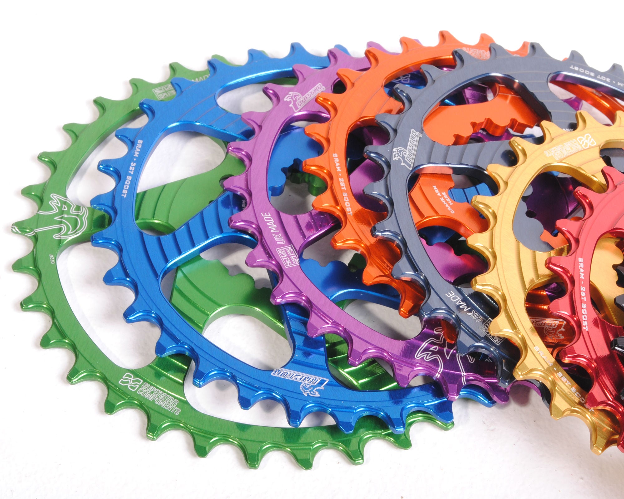 SRAM 3mm OFFSET Raptor Chainring UK MADE Superstar Components