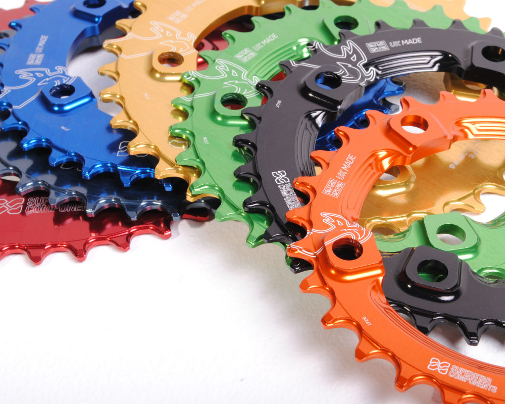 96 Asymetric Raptor Chainring - UK MADE